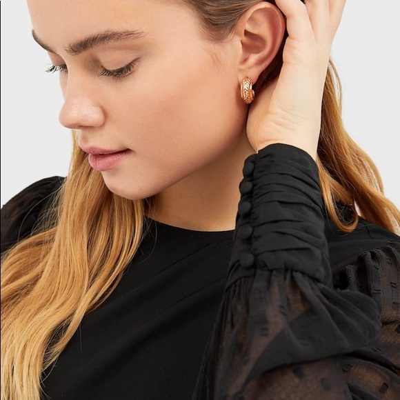 Poplin shirt with dotted mesh sleeves - Picture 4 of 6